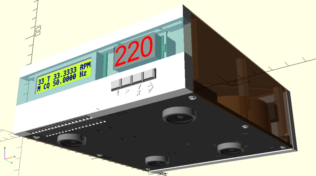 MagicQuartz TechDemo turntable speedbox, bottom view